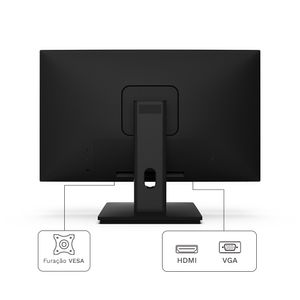 Monitor 23,8" HQ LED Widescreen 75Hz 5ms FullHD+ 1920x1080 HDMI VGA VESA M24HQ