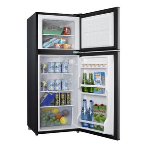Geladeira HQ Defrost 310 Litros Preta/Inox HQ-310RDF