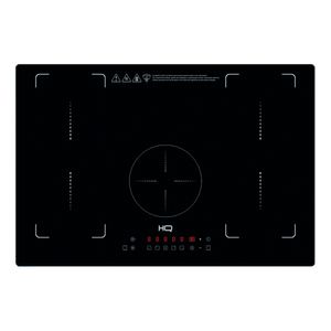 Cooktop de Indução HQ 5 Bocas Painel Touch Free Zone Preto 9000W HQ-IDE9005FZ