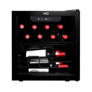 Adega de Vinhos Compressor HQ 36 Litros 12 Garrafas Preta HQ-AV12H