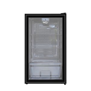 Frigobar Expositor Vertical HQ Vidro Duplo 95 Litros Defrost Preto HQ-95FBPV