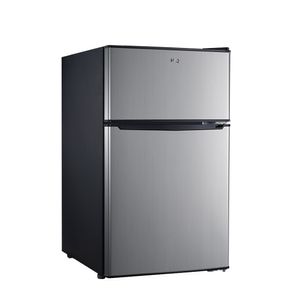 Frigobar Refrigerador Compacto HQ Defrost 90 Litros Preta/Inox HQ-90RDF