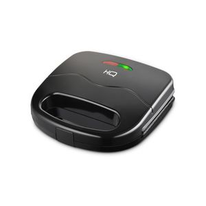 Sanduicheira Grill Elétrico HQ 750W Antiaderente Preto HQ-SG003