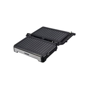 Sanduicheira e Mini Grill HQ 180º 1000W Antiaderente Inox HQ-SG002